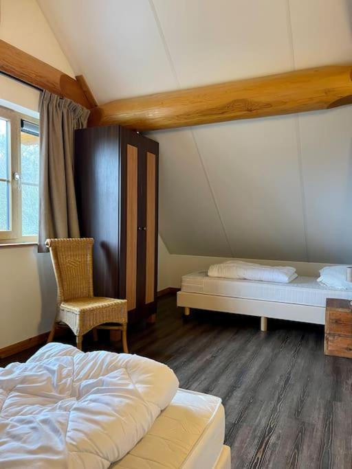 Unieke Houten Villa Met Sauna In Twente - 6P Den Ham Exterior foto